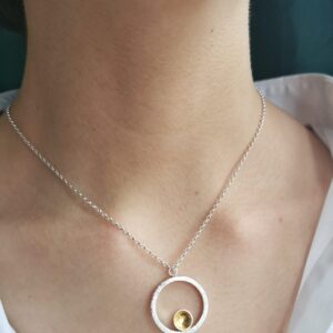 2 circle pendant