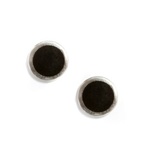 Black enamel silver studs - Image 2